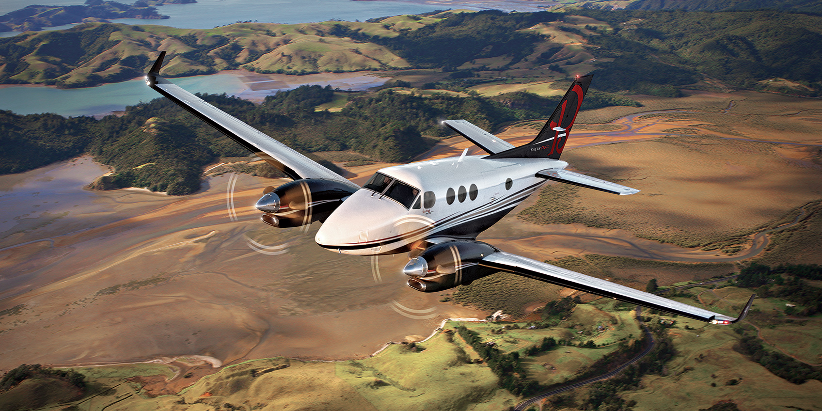 King Air C90GTx in flight